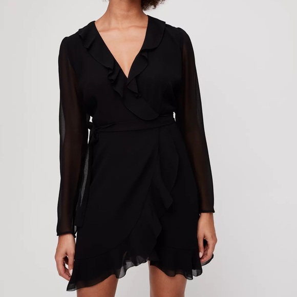Aritzia wilfred Louise Wrap Dress - Picture 1 of 4